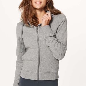 Lululemon Press Pause Jacket, 12, gray